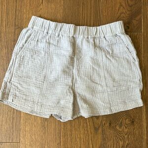 Madewell Easy Pull-On Shorts in Lightspun in Faded Lavender